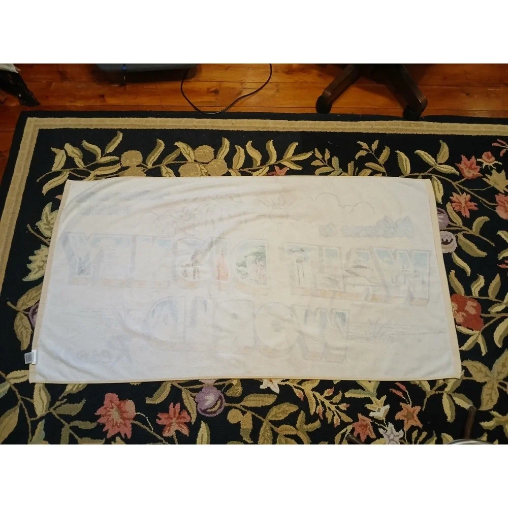 Disney‎ Parks Disneyland Resort Towel The Vacation Kingdom of the World 60x30